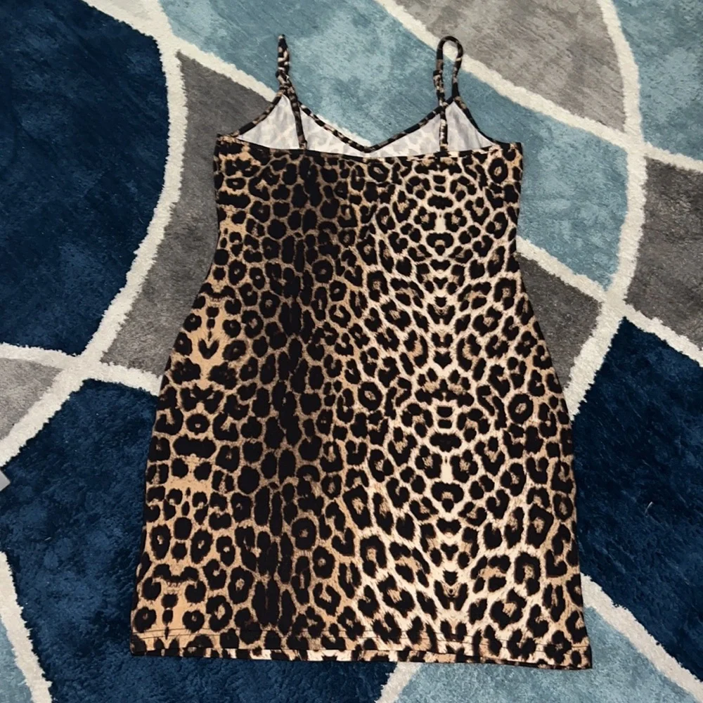 Leopard Print Dress - Picture 2 of 2